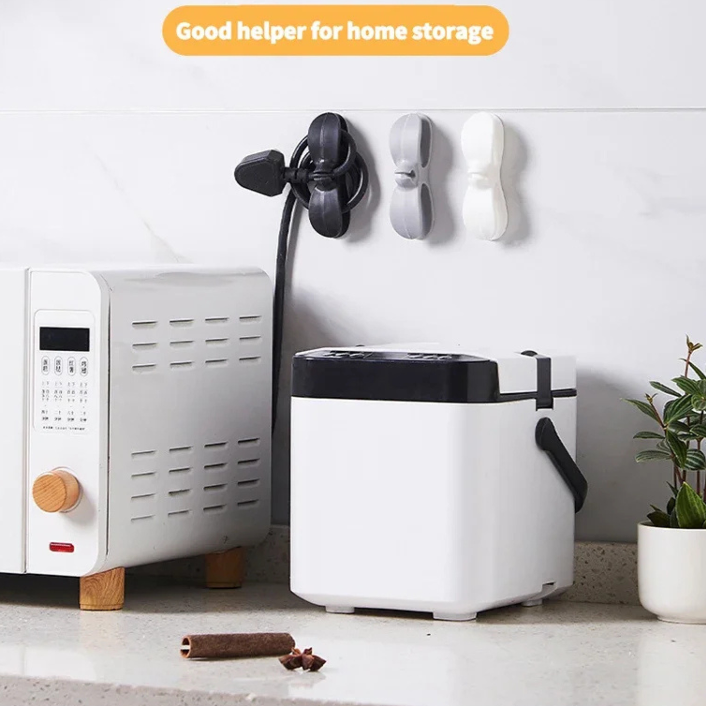 منظم الأسلاك المبتكر للمطبخ والمنزل - ملفف الكابلات - الحل الأمثل لفوضى الأسلاك