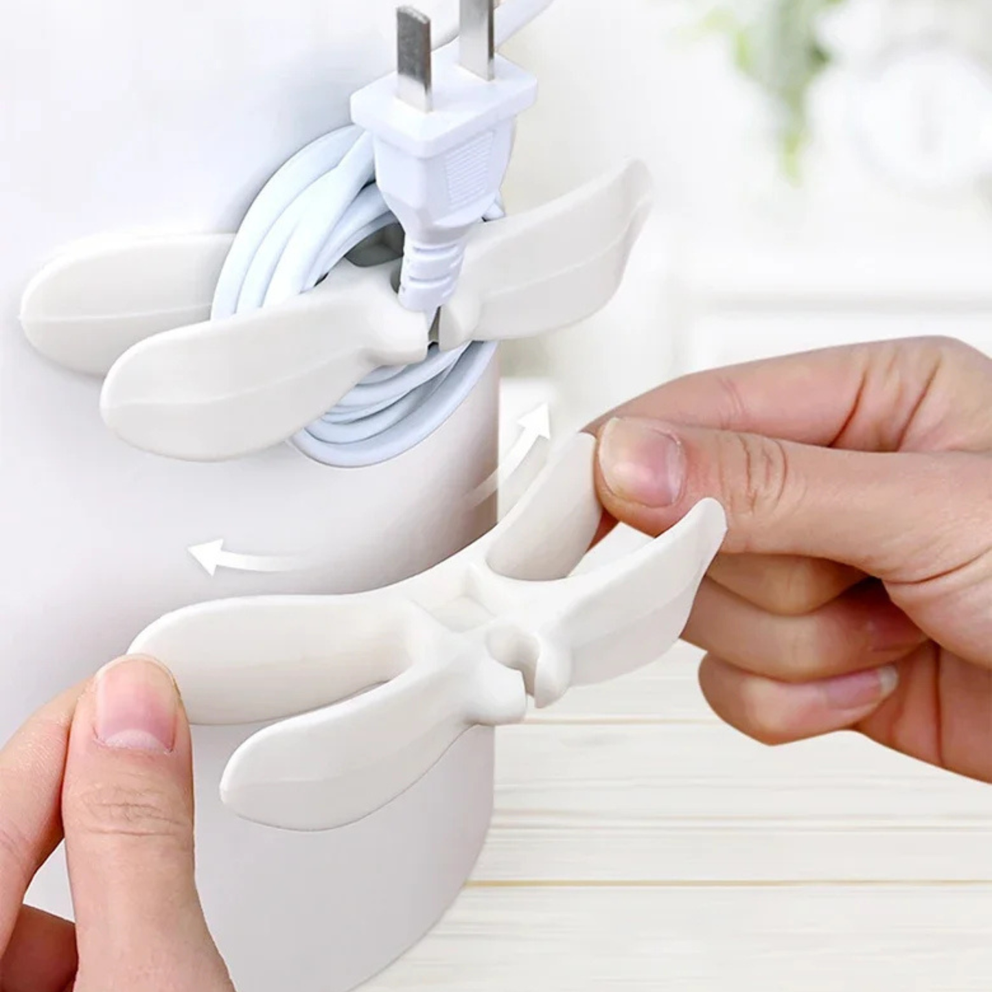 منظم الأسلاك المبتكر للمطبخ والمنزل - ملفف الكابلات - الحل الأمثل لفوضى الأسلاك